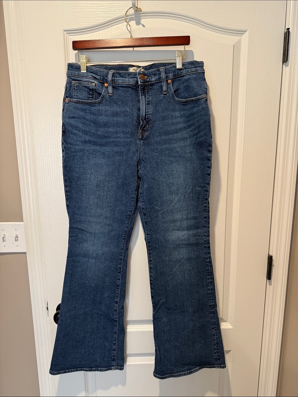 Madewell Indigo Wide-Leg Flare Jeans